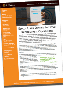 Epicor feedback manage recruitment operations