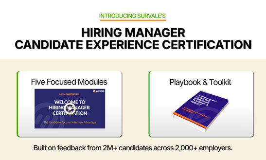 Survale announces new Hiring Manager Candidate Experience Certification