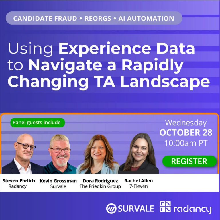 Using Experience Data to Navigate a Rapidly Changing Talent Acquisition Landscape